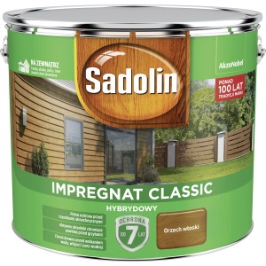 Sadolin impregnat do drewna, orzech włoski, do użytku zewnętrznego. Ochrona drewna do fasad, płotów i innych.