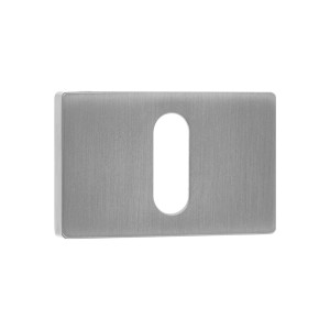 Kuchinox Rozeta prostokątna na klucz slim chrom mat