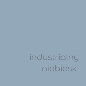 Próbka koloru farby do ścian t.b.t. w odcieniu Industrialny Niebieski (Industrialny Niebieski).