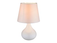 Globo Lampka stołowa FREEDOM biała 1xE14 40W biała