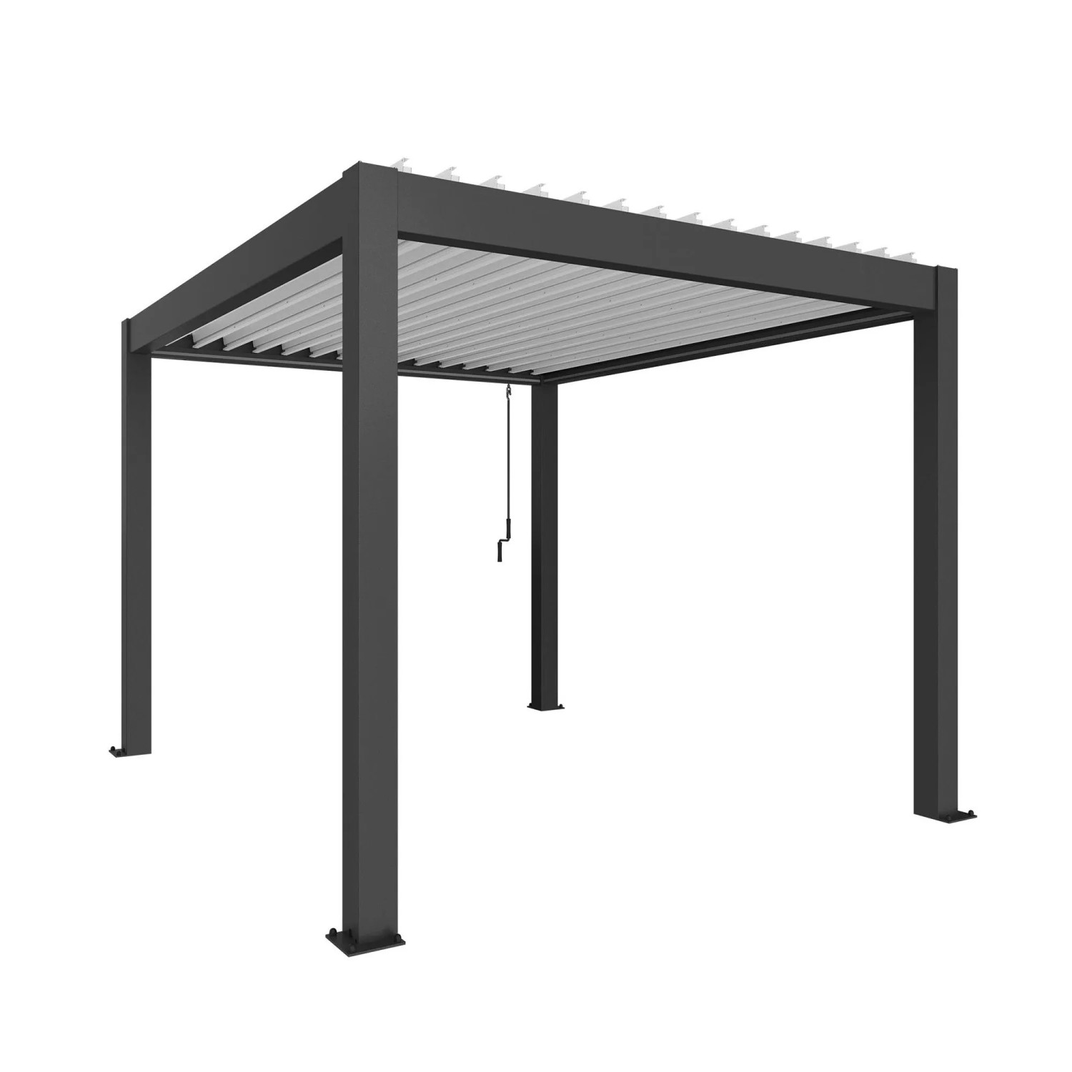 Biohort Pergola 3 m x 3,5 m Ciemnoszaro-biała