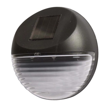 Eko-Light Lampa solarna Wall 0,06W 6000K 2lm IP44 czarna