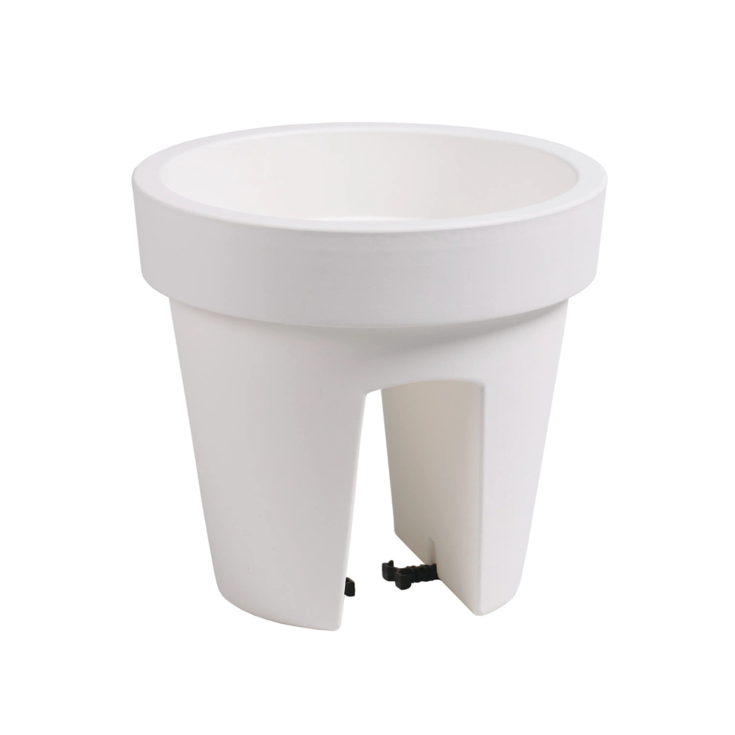 Prosperplast Doniczka balkonowa Lofly Raili biała 24,5 cm 6,7 l