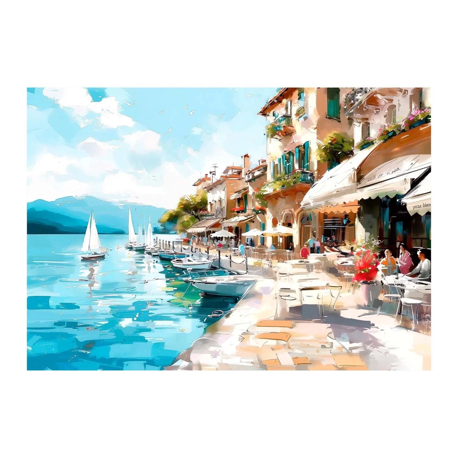 STYLER Obraz Canvas YACHTS ST807 70 x 100 cm