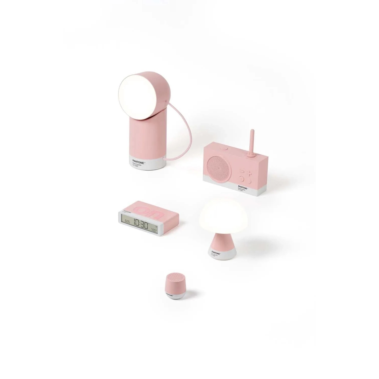 Lampa LED Lexon Orbe X Pantone Jasnoróżowa