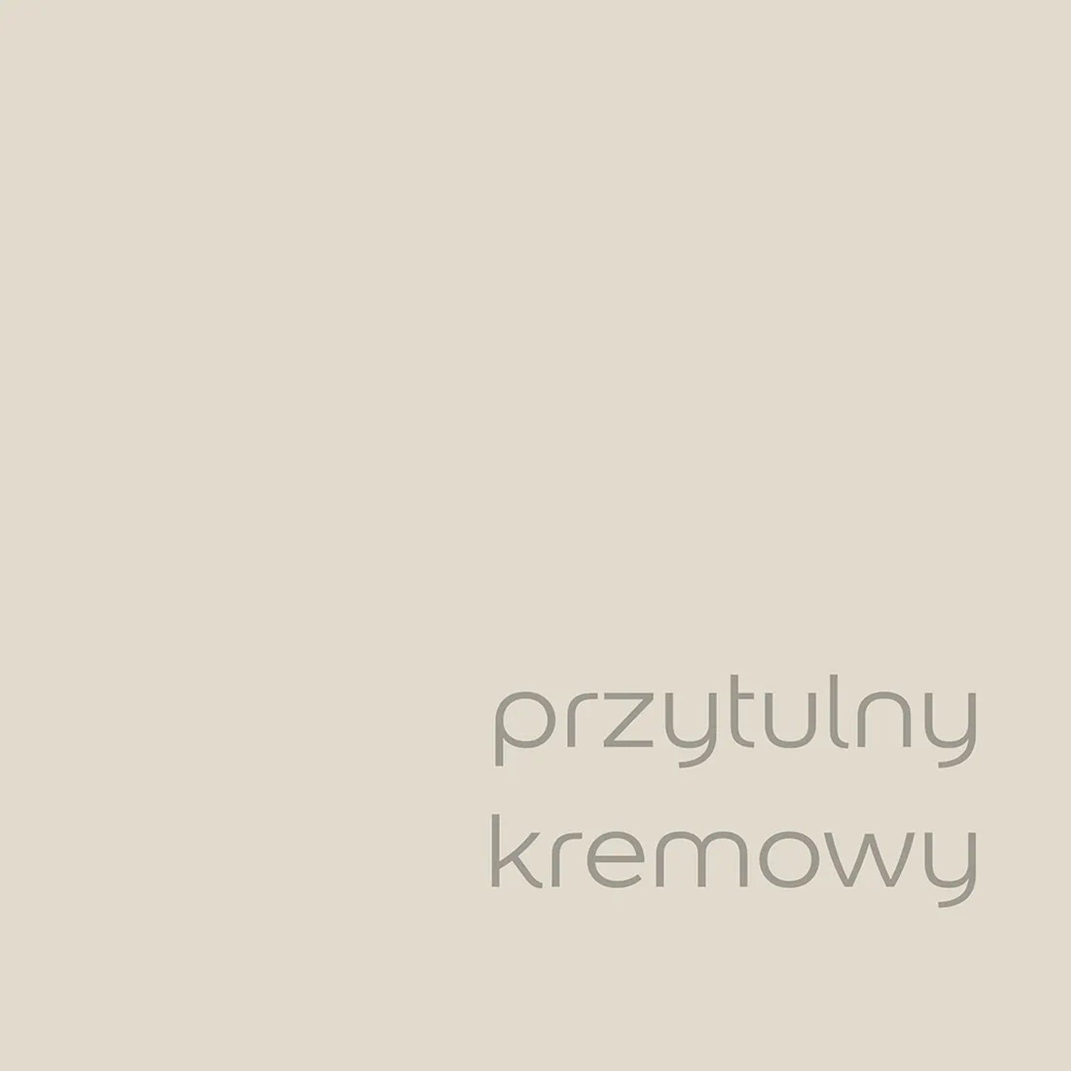 Próbka koloru farby ściennej t.b.t. w delikatnym kremowym odcieniu.