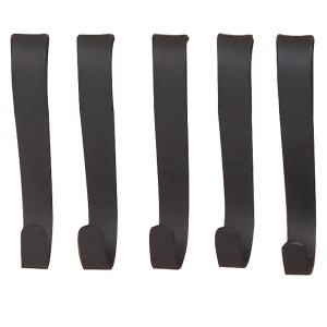 Kuchinox Haczyki na reling czarne - 5 szt.