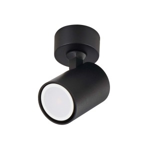 Czarny reflektor sufitowy Spoty
