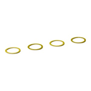 Złote uszczelki gumowe t.b.t., zestaw 4 szt.