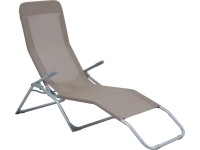 Leżanka ogrodowa PANDO LAZY taupe