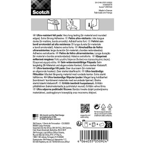 Scotch Podkładki filcowe ultra odporne 17mm,16szt