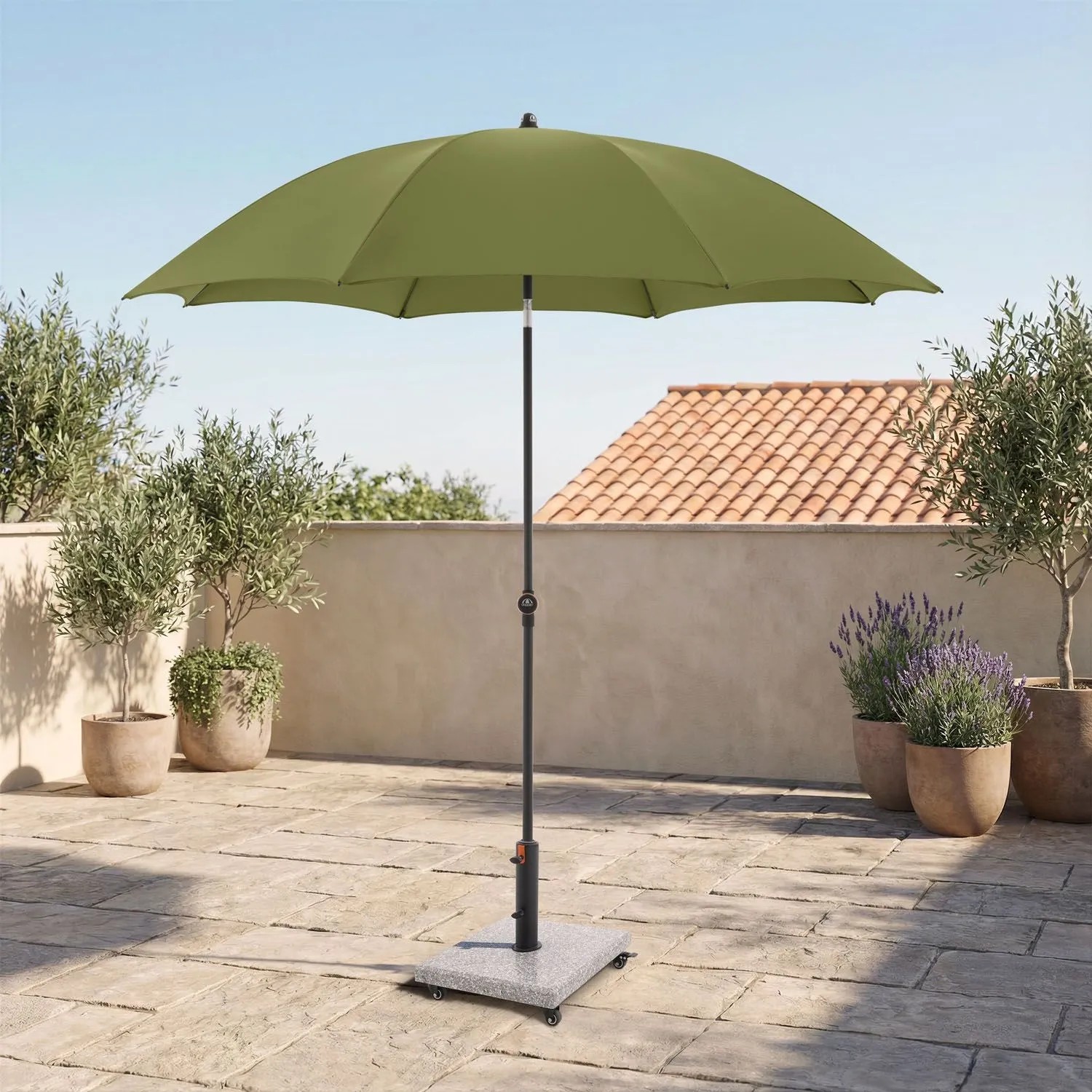 Parasol ogrodowy MY ZONE kiwi - śr. 200 cm_11