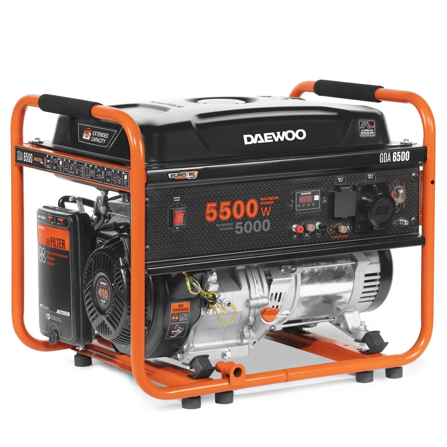 DAEWOO Agregat prądotwórczy benzynowy GDA 6500 5500W