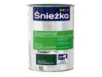 Śnieżka Supermal Emalia olejno-ftalowa zielony ciemny mat 0,8L