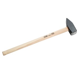 Młotek ślusarski LUX Classic, 5000 g, z trzonkiem jesionowym do mocnych uderzeń.