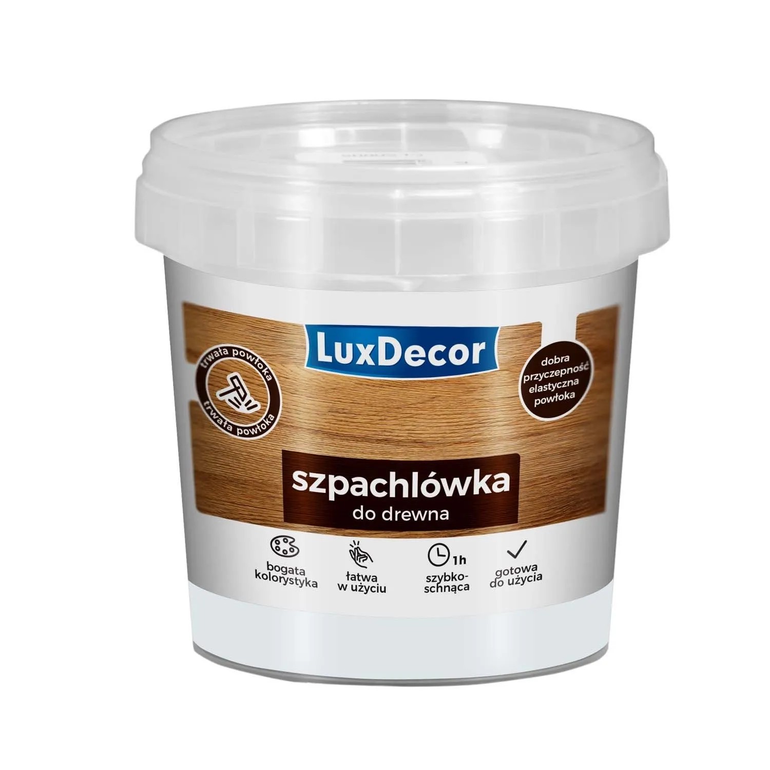 LuxDecor Szpachla do drewna biała 600 g