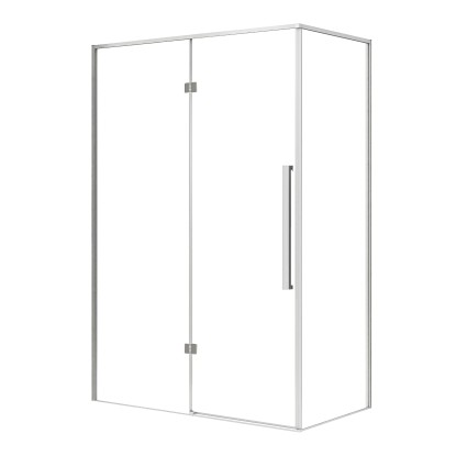 KABI Kabina prysznicowa Largo 120 x 80 chrom lewa
