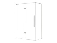 KABI Kabina prysznicowa Largo 120 x 80 chrom lewa KABI Kabina prysznicowa Largo 120 x 80 chrom lewa