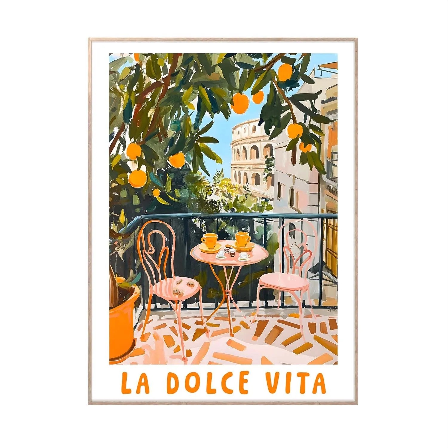 STYLER Obraz Artbox BALCONY 2 AB281 50 x 70 cm