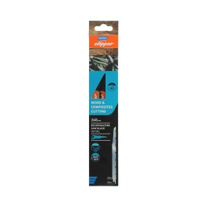 Norton Clipper Brzeszczoty do drewna twardego 240 mm - 2 szt.