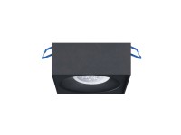 MiLAGRO Oprawa podtynkowa BALI SQUARE 1xGU10 25W czarna MiLAGRO Oprawa podtynkowa BALI SQUARE 1xGU10 25W czarna