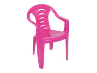 Fotelik ogrodowy dla dzieci TOLA różowy