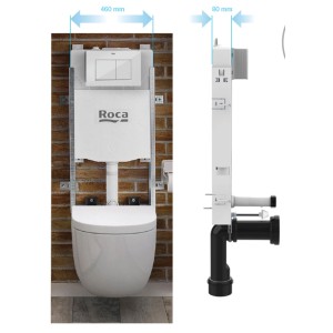 Roca Stelaż WC Active One bez przycisku