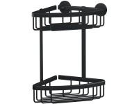 Tesa Półka ALUXX 2P  narożna Black