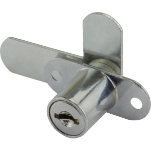 Zbliżenie metalowego zamka do drzwi t.b.t.