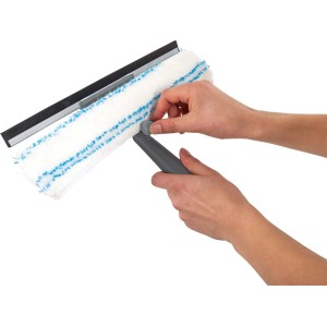 Myjka do okien z mikrofibry ze ściągaczką do czyszczenia bez smug.