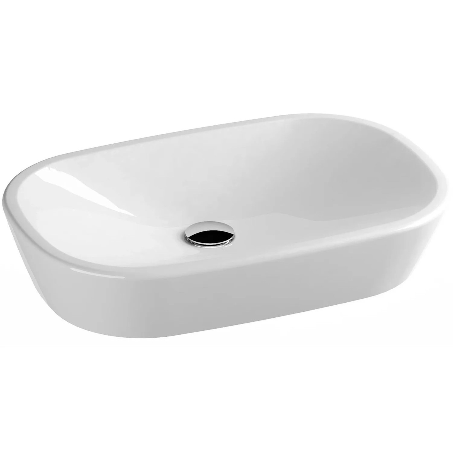 Ravak Umywalka CERAMIC O 600CER NABLATOWA 60x40