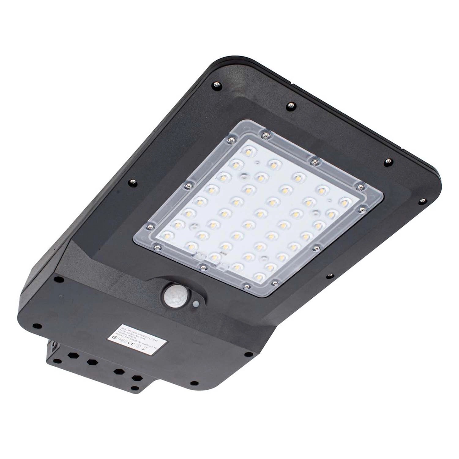 Eko-Light Lampa solarna STREET czuj. ruchu 15W 4000K 1650lm IP65 czarna