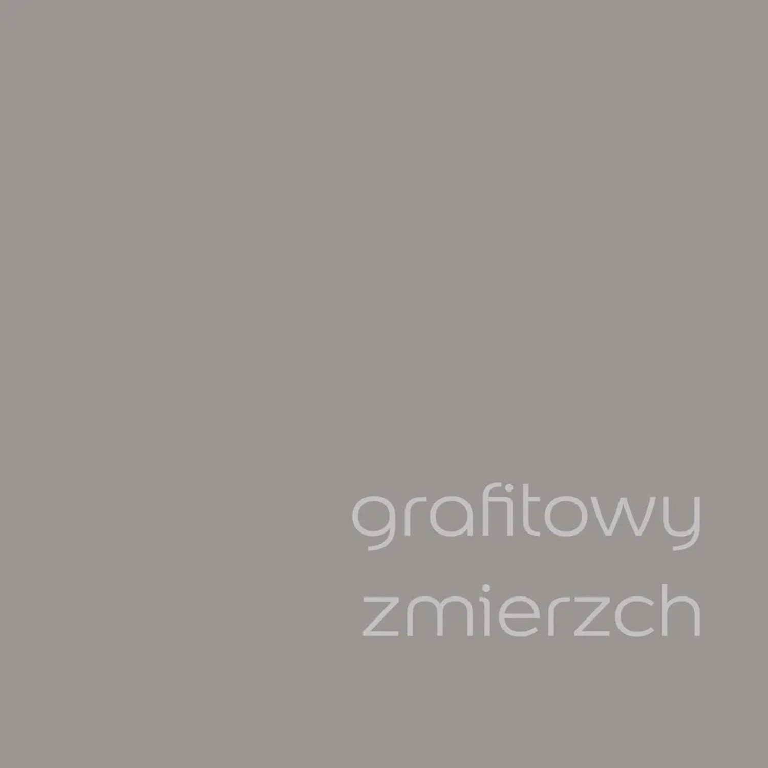 Próbka koloru t.b.t. Grafitowy Zmierzch, farba do ścian wewnętrznych.