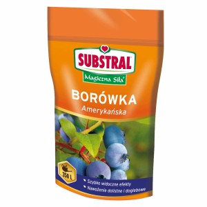 Nawóz do borówek Substral, długotrwałe działanie, w pomarańczowym worku.