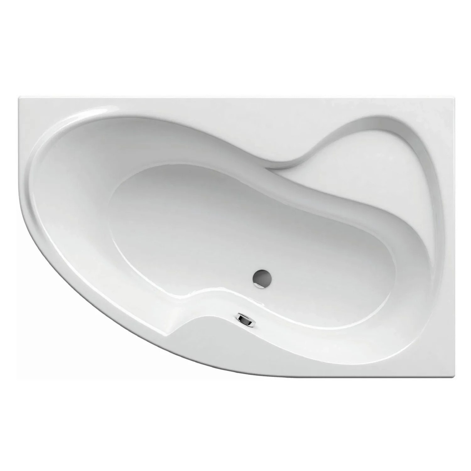 Ravak Wanna RosaII 170 narożna asymetryczna prawa 170x105