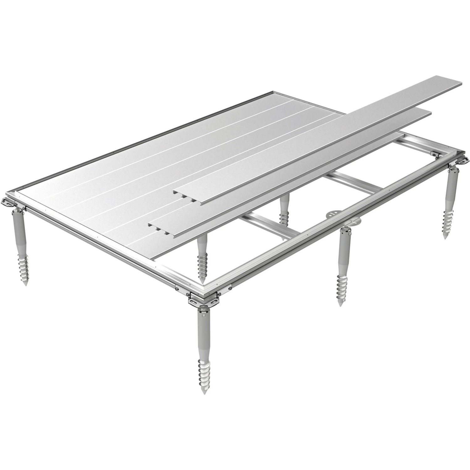Biohort Fundament pod altanę ogr. Smartbase Plus GS 190 Alu, 209x48x40,5 cm
