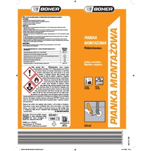 Soudal Piana Boxer PU foam 650 ml