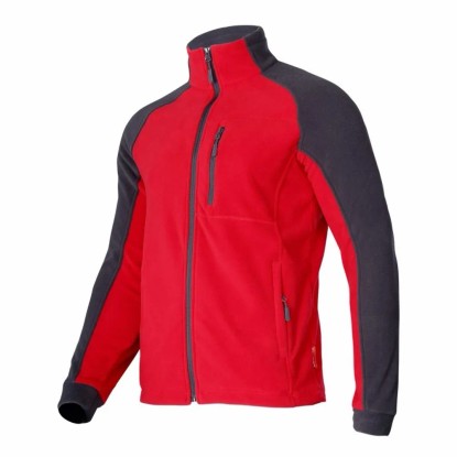 LAHTI PRO Bluza polarowa czerwono-szara XL