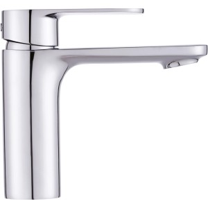 Chromowana bateria umywalkowa t.b.t do łazienki.