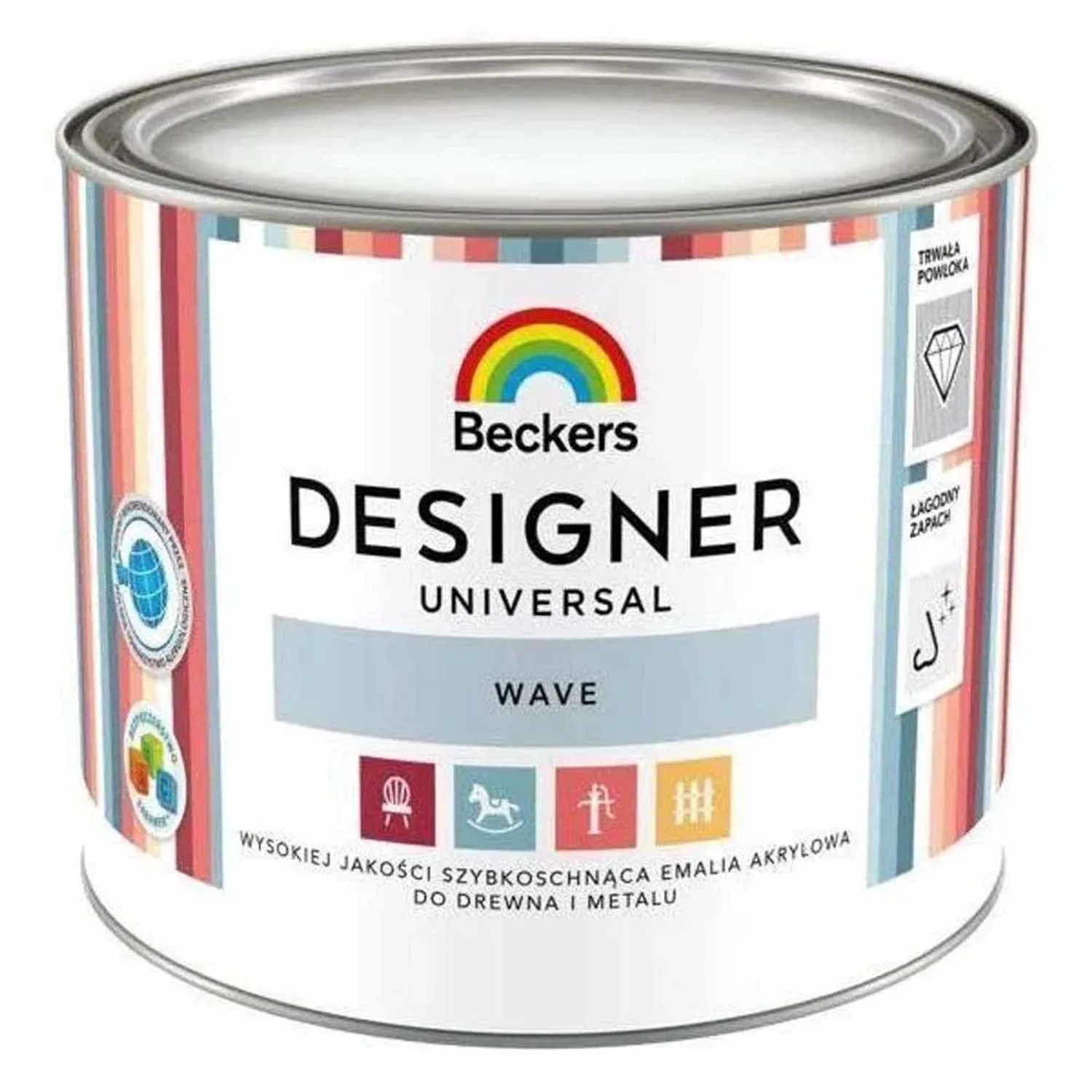 Beckers Emalia Designer Universal półmat wave 500 ml