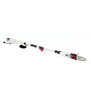 t.b.t. Elektryczna piła łańcuchowa z teleskopowym uchwytem.