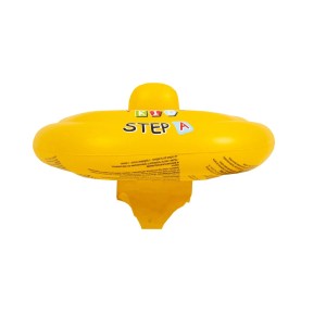 Koło do pływania z siedziskiem asekuracyjnym, żółte