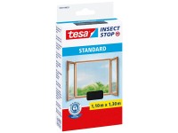 Tesa Moskitiera okienna Standard czarna - 110 x 130 cm Tesa Moskitiera okienna Standard czarna - 110 x 130 cm
