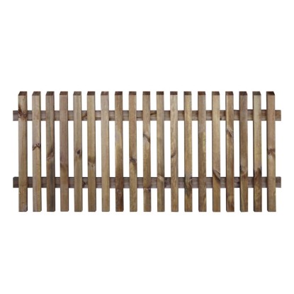 Płot sztachetowy Juist brąz - 180 x 80 cm