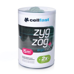 Wąż ogrodowy Cellfast Zig Zag, 15m, elastyczny i zajmujący mało miejsca w pojemniku.