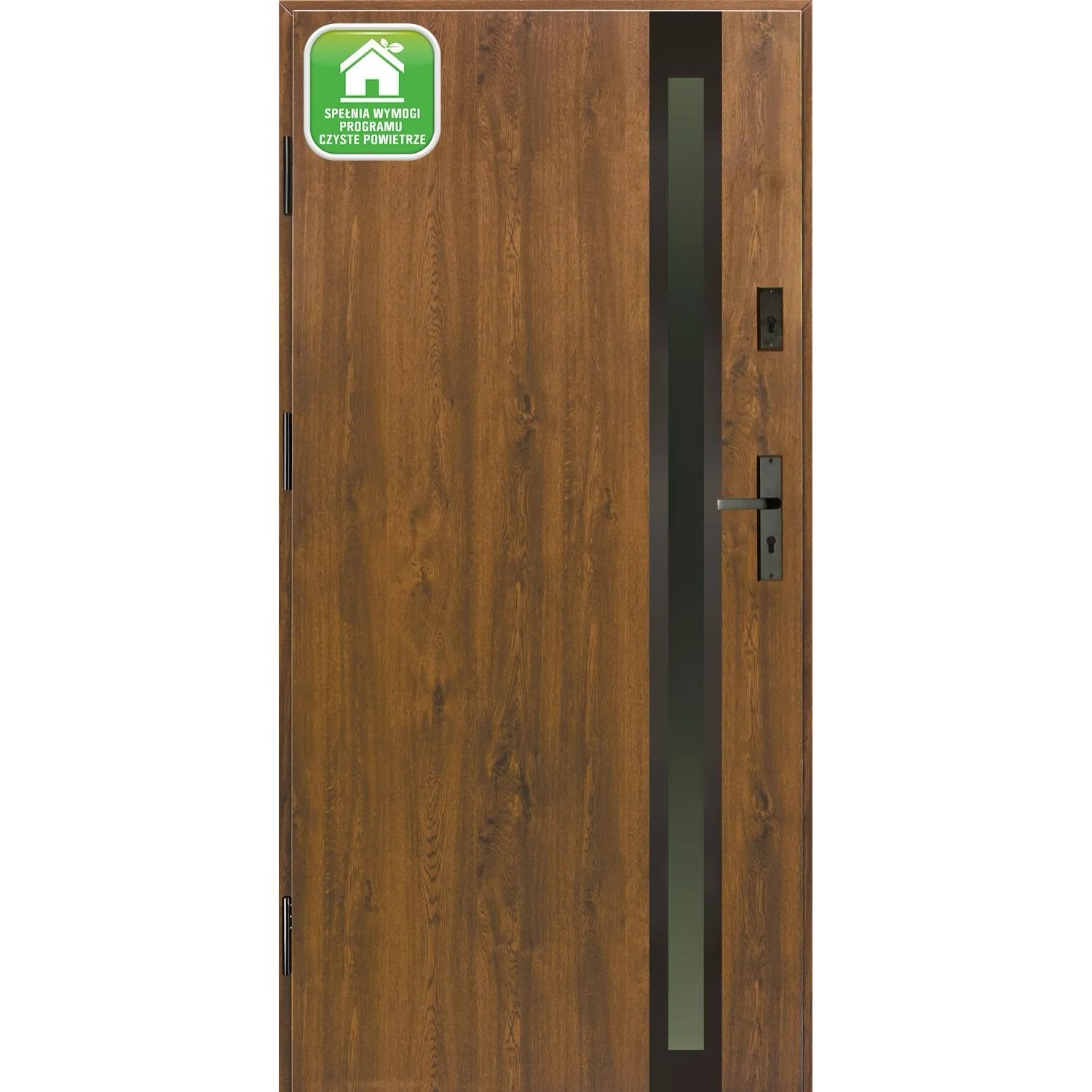 Splendoor Drzwi zewnętrzne Amara Orzech 90L