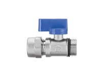 Invena Zawór kulowy mini PROV z dławikiem, ze złączką PEX, gwint zew.