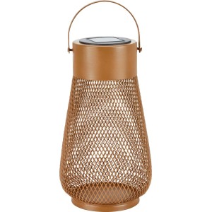 Latarenka solarna LED FIESOLE IP44 śr. 15 cm brązowa