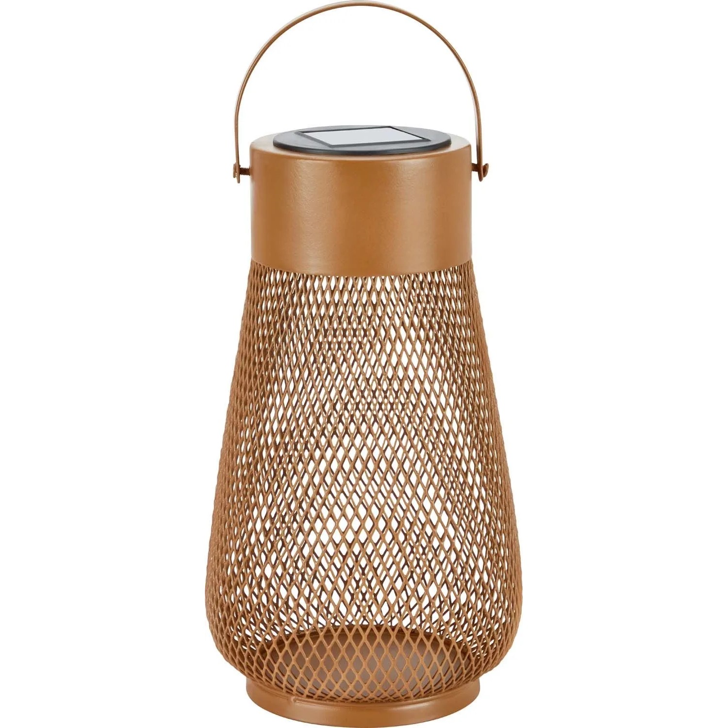 Latarenka solarna LED FIESOLE IP44 śr. 15 cm brązowa