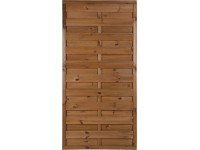 Sobex Płot pełny Bjork prosty brąz - 90 x 180 cm